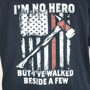 Firefighter First Responder Honor Hero T-Shirt XXL